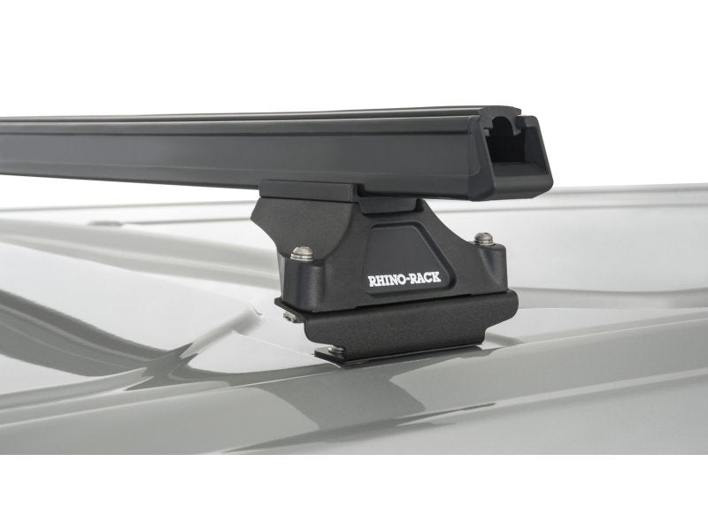 Kit 2 Dachträger-Querträger schwarz Heavy Duty mit Füßen RLTP Ford Transit Custom 2014 — Rhino Rack