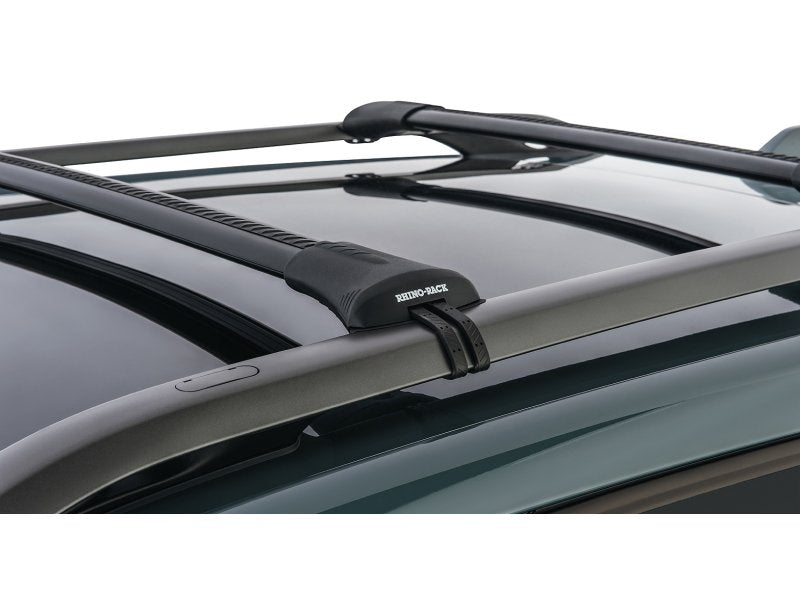 Sada 2 černých střešních nosičů Vortex StealthBar — Rhino Rack