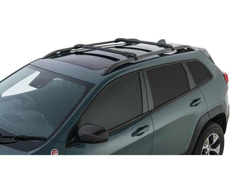 Sada 2 černých střešních nosičů Vortex StealthBar — Rhino Rack