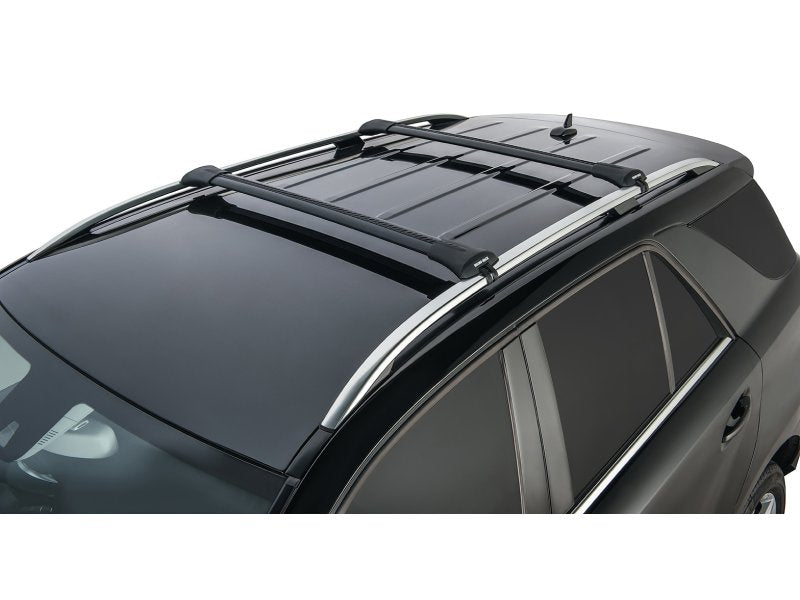 Sada 2 střešních nosičů s příčníky, černé 905 / 965 mm, Vortex montáž StealthBar — Rhino Rack