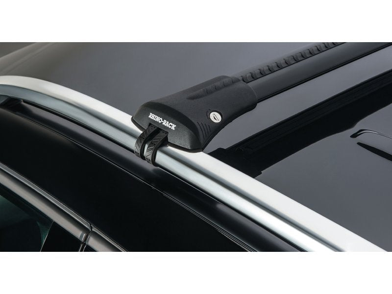 Sada 2 střešních nosičů s příčníky, černé 905 / 965 mm, Vortex montáž StealthBar — Rhino Rack