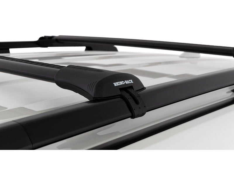 Sada 2 střešních nosičů s příčníky, černé 905 / 965 mm, Vortex montáž StealthBar — Rhino Rack