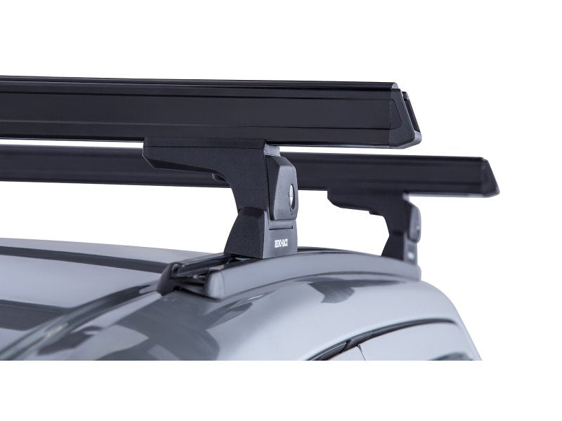 Kit 2 Dachträger-Querträger schwarz 1250mm Heavy Duty RLT600 Trackmount Nissan Navara NP300 2015-2021 — Rhino Rack