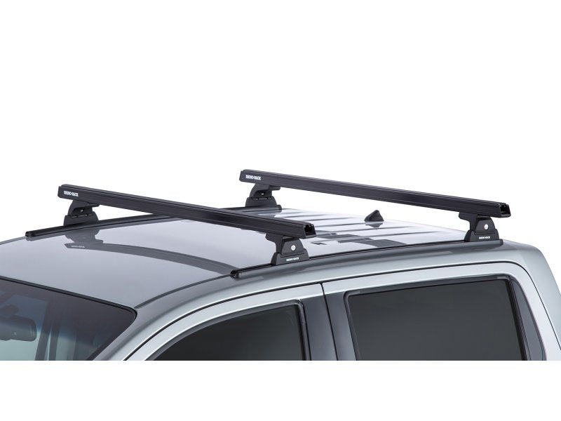 Kit 2 Dachträger-Querträger schwarz 1250mm Heavy Duty RLT600 Trackmount Nissan Navara NP300 2015-2021 — Rhino Rack