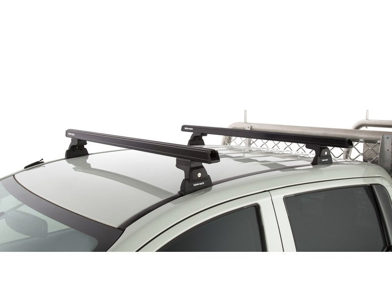 Kit 2 Dachträger-Querträger schwarz 1250 mm Heavy Duty RLT600 Ditch Mount Mitsubishi L200 Gen V MQ/MR 2015 — Rhino Rack