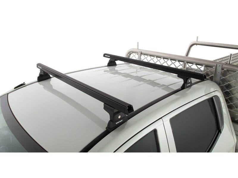 Kit 2 Dachträger-Querträger schwarz 1250 mm Heavy Duty RLT600 Ditch Mount Mitsubishi L200 Gen V MQ/MR 2015 — Rhino Rack