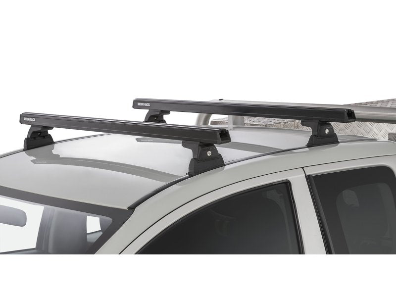 Kit 2 Dachträger-Querträger schwarz 1250 mm Heavy Duty RLT600 Ditch Mount Mitsubishi L200 Gen V MQ/MR 2015 — Rhino Rack