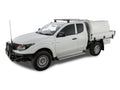 Kit 1 Dachträger-Querträger vorn noire 1250mm Heavy Duty avec pied RLT600 Ditch Mount Mitsubishi L200 Gen V MQ/MR 2015 — Rhino Rack
