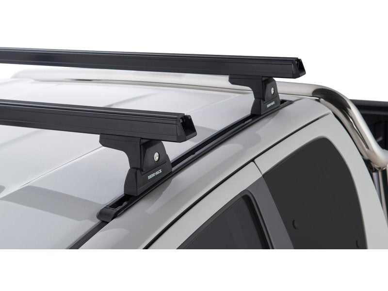 Kit 2 Dachträger-Querträger HD 1250mm mit Füßen RLT600 Hilux Revo Xtra Kabine 2015+ — Rhino Rack