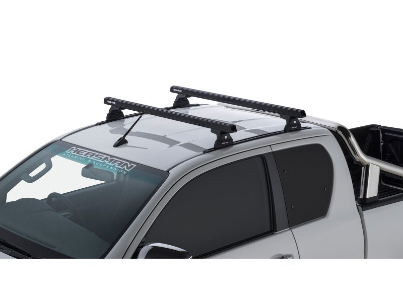 Kit 2 Dachträger-Querträger HD 1250mm mit Füßen RLT600 Hilux Revo Xtra Kabine 2015+ — Rhino Rack