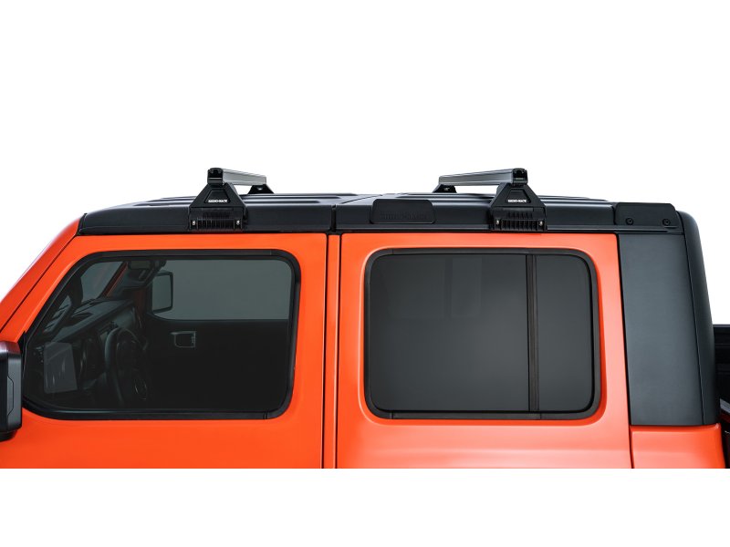 Kit 2 Dachträger-Querträger schwarz Heavy Duty 1500mm mit Füßen RL110 Jeep Wrangler JL & Gladiator JT 2020+ — Rhino Rack