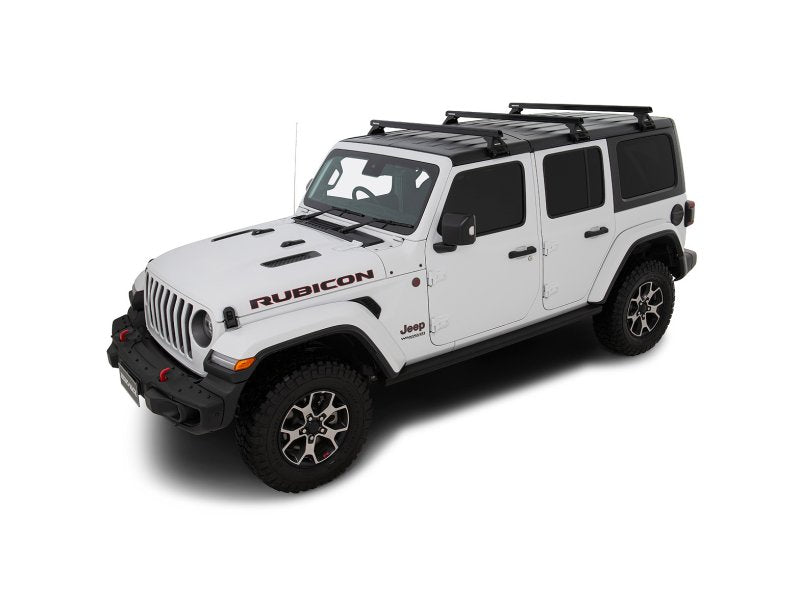 Kit 3 Dachträger-Querträger noire Heavy Duty 1500mm avec pieds RL110 Jeep Wrangler JL 2019+ — Rhino Rack