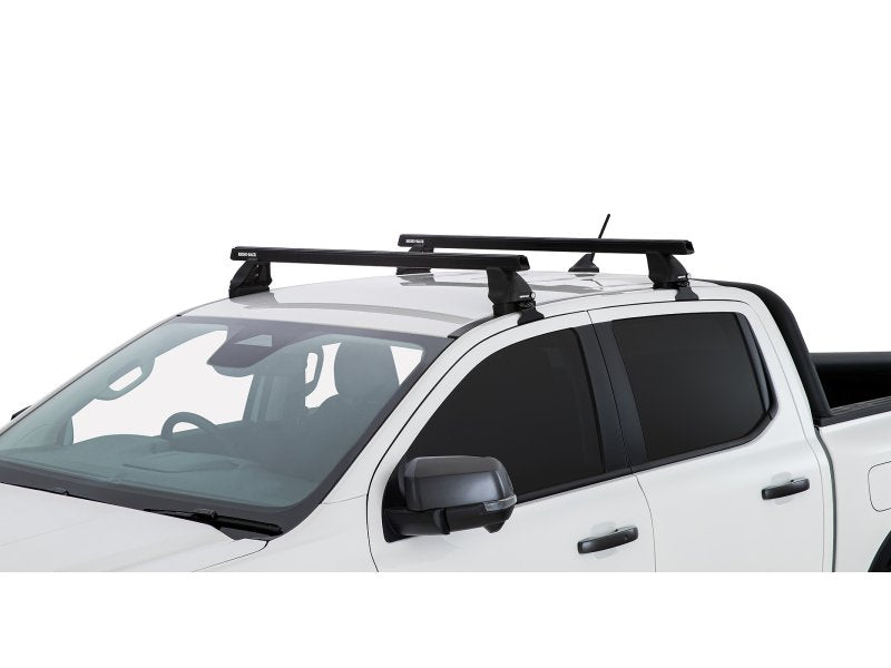 Kit 2 Dachträger-Querträger Heavy Duty schwarz 1250mm Serie 2500 Ford Ranger T9 & Raptor T9 (P703) 2022 — Rhino Rack