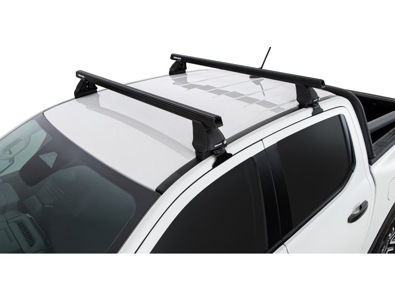 Kit 2 Dachträger-Querträger Heavy Duty schwarz 1250mm Serie 2500 Ford Ranger T9 & Raptor T9 (P703) 2022 — Rhino Rack