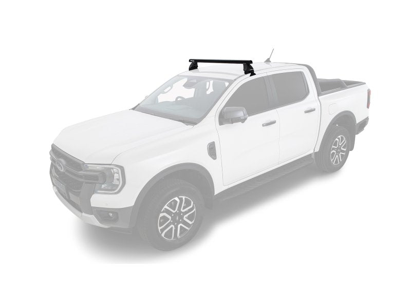 Kit 1 Dachträger-Querträger vorn Heavy Duty schwarz 1250mm Serie 2500 Ford Ranger T9 & Raptor T9 (P703) 2022 — Rhino Rack