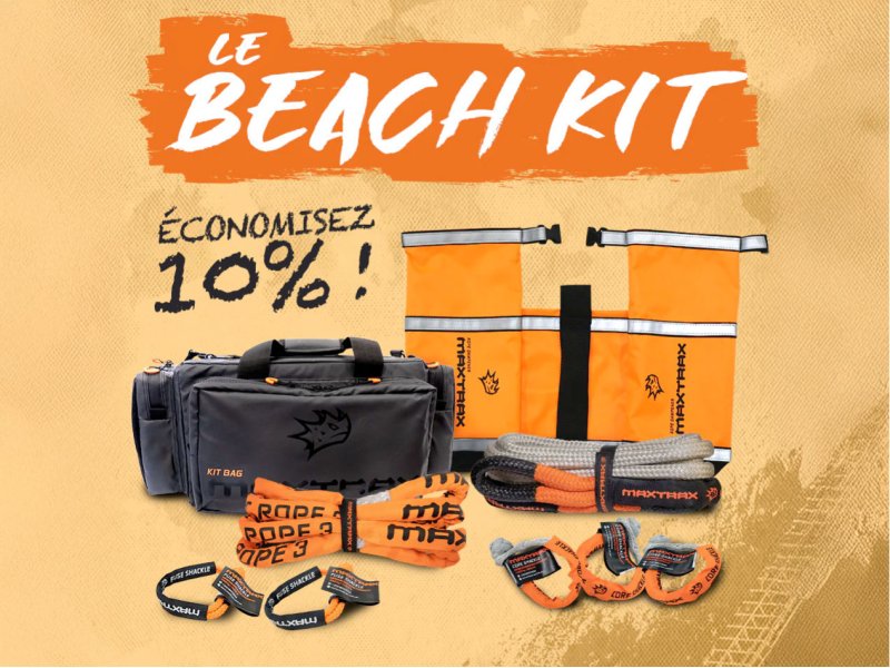 Kit treuillage Maxtrax recovery Beach Kit — Maxtrax