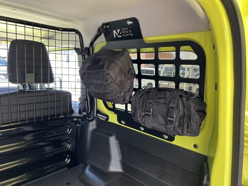 N4-Offroad MOLLE-Halterungssatz innen (hintere Seitenscheiben) für Suzuki Jimny (ab 2018)