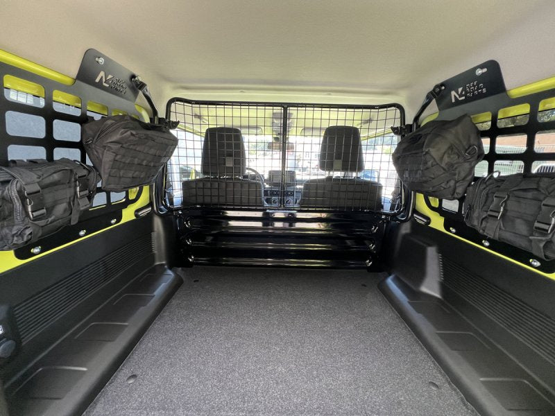 N4-Offroad MOLLE-Halterungssatz innen (hintere Seitenscheiben) für Suzuki Jimny (ab 2018)