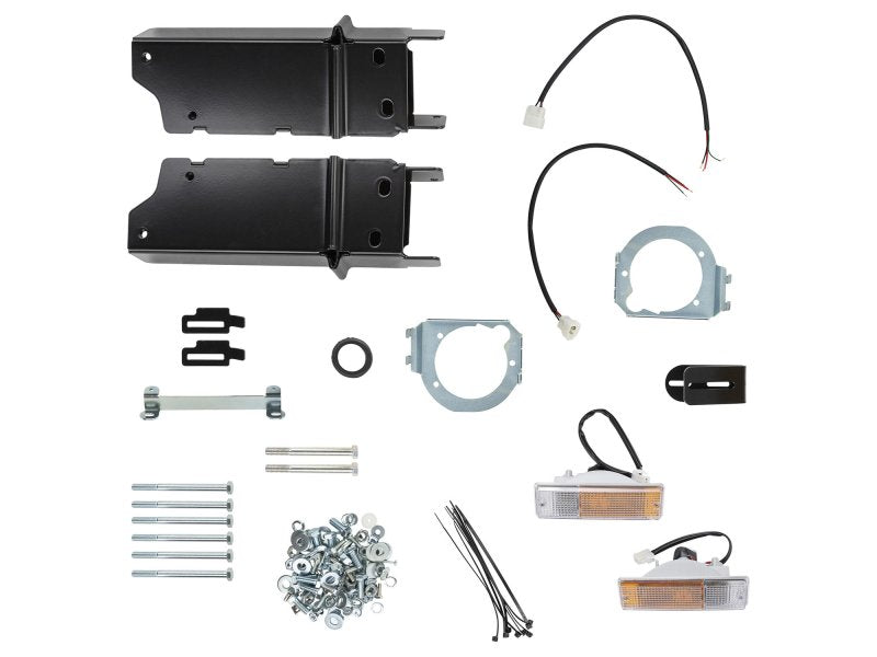 ARB Deluxe Winch Bar Přední ochranný rám z oceli – Land Rover Discovery II TD5 (od roku 2003), kompatibilní s navijákem a originálními mlhovými světly