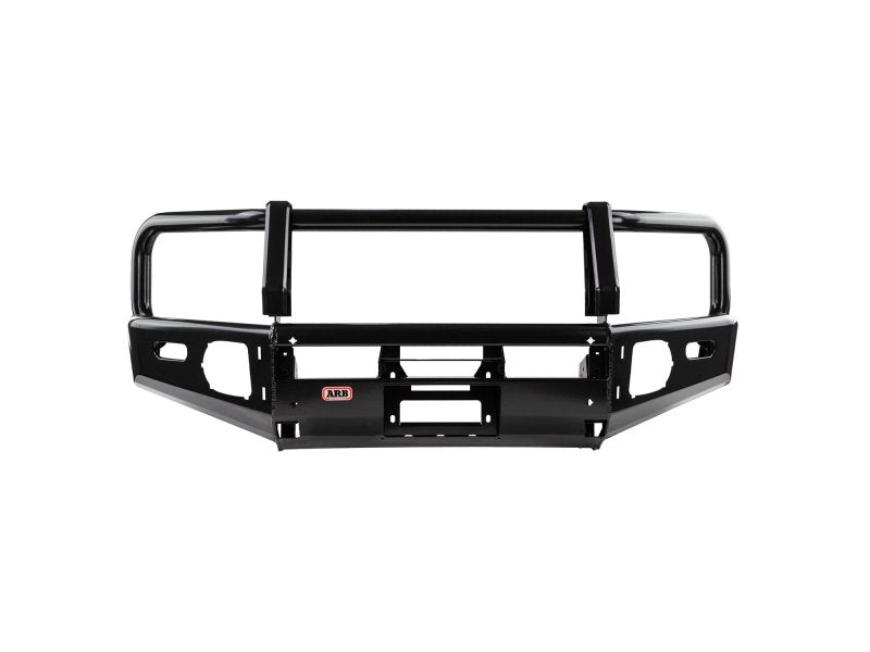 Ocelový přední ochranný rám ARB Summit Combar – Toyota Hilux Rogue/SR/SR5 (od 05/2018), kompatibilní s navijákem a airbagem, s LED