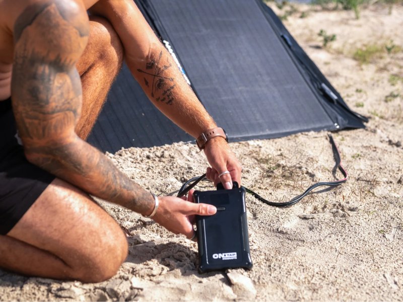 Externe Powerbank Multifunktion 9,6 Ah (12 V, USB, USB-C, DC) – Ontap