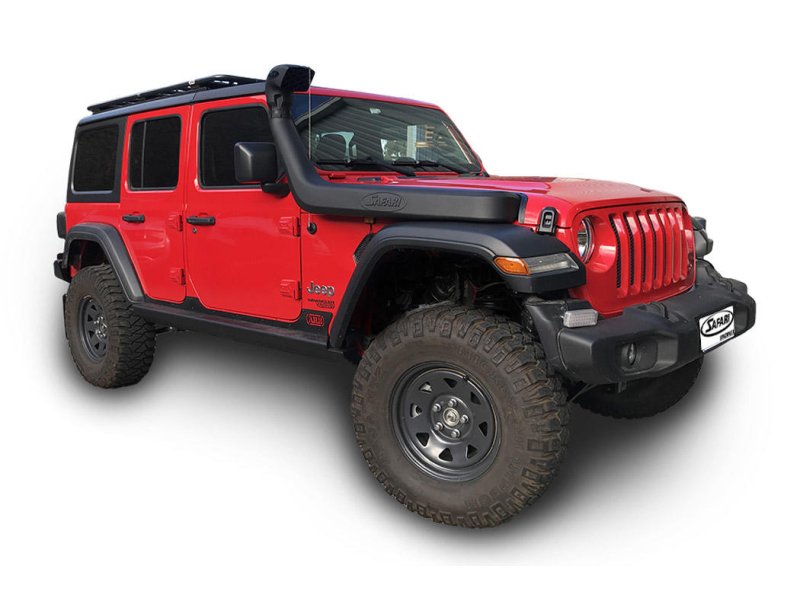 Schnorchel Safari Jeep Wrangler JL und Gladiator 2,0L Turbo - 2,2 Multijet - 3,6L V6 Pentastar — Safari Schnorchel