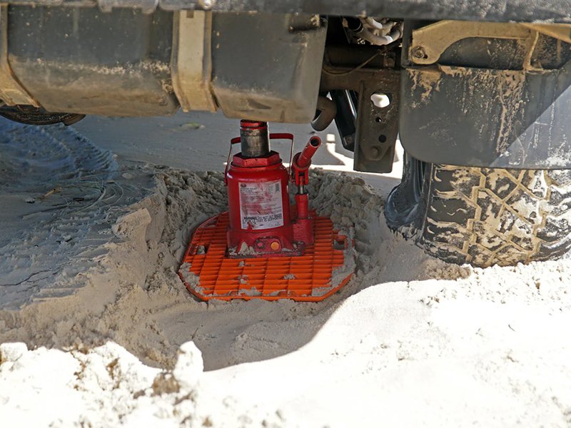 Sandbleche Maxtrax Mini + Jaxbase orange - set — Maxtrax