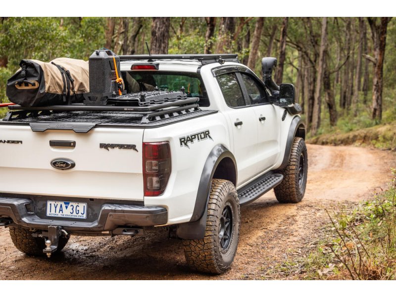 ARB HardLid Premium – Rigider Aluminium-Laderaumdeckel für Mazda BT-50 (2011–2020) & Ford Ranger PX, Doppelkabine mit OE-Sportbügel
