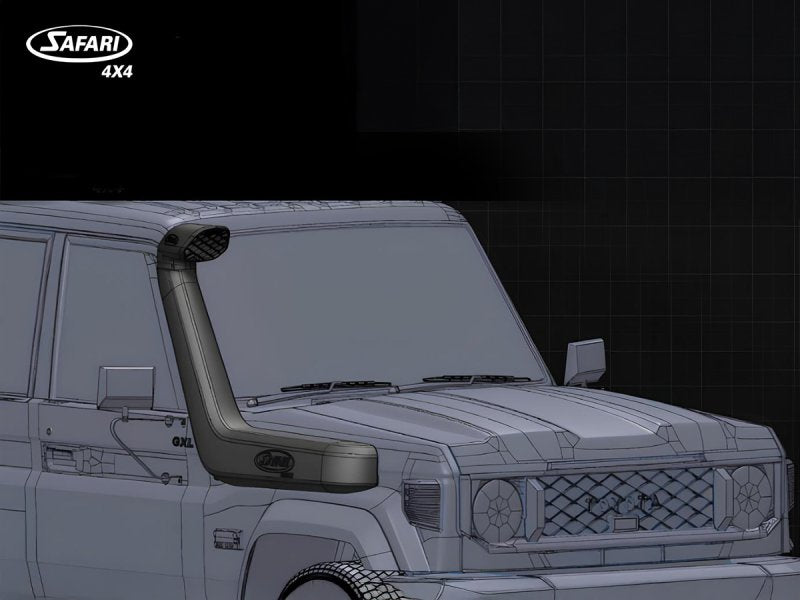 Schnorchel Safari Armax Toyota Land Cruiser HZJ7 GDJ7 GRJ7 2024+ — Safari Schnorchel