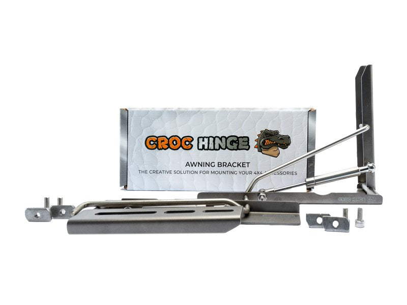 Halterung Markise latéral rabattable Croc Hinge avec vérin d'assistance — Croc Hinge