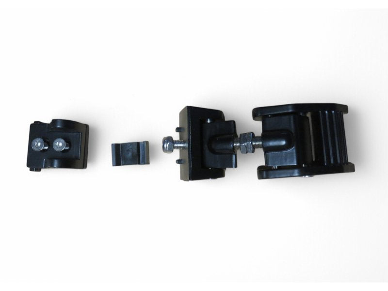 Motorhaubenverschlüsse aus eloxiertem Aluminium schwarz für Jeep Wrangler JK - Paar — DTC Parts