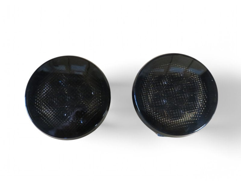 LED-Blinkleuchten Kühlergrill getönt – Jeep Wrangler JK (Paar)