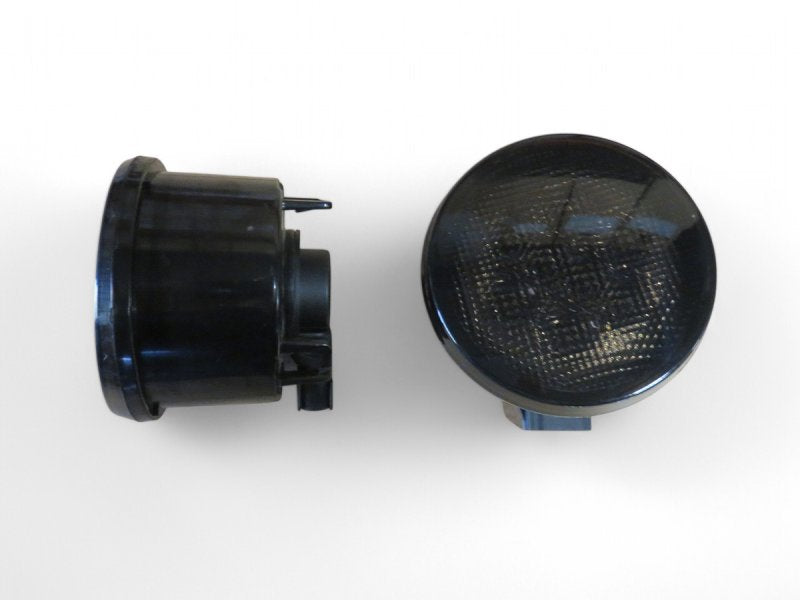 LED-Blinkleuchten Kühlergrill getönt – Jeep Wrangler JK (Paar)
