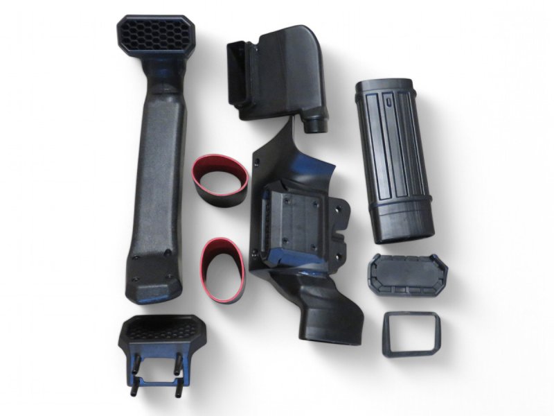 Schnorchel im Rugged-Ridge-Stil für Jeep Wrangler JL - Benzinmotoren — DTC Parts