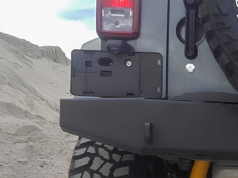 Halterung plaque immatriculation format US für Jeep Wrangler JK — DTC Parts
