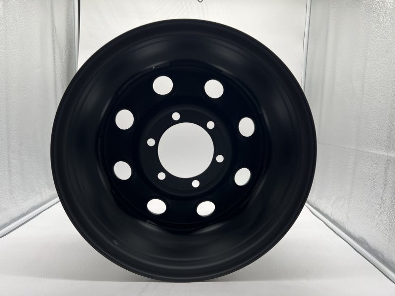 Felge Stahl Soft8 schwarz matt 8X16 6x139.7 Land Cruiser Patrol Pajero — N4-Offroad
