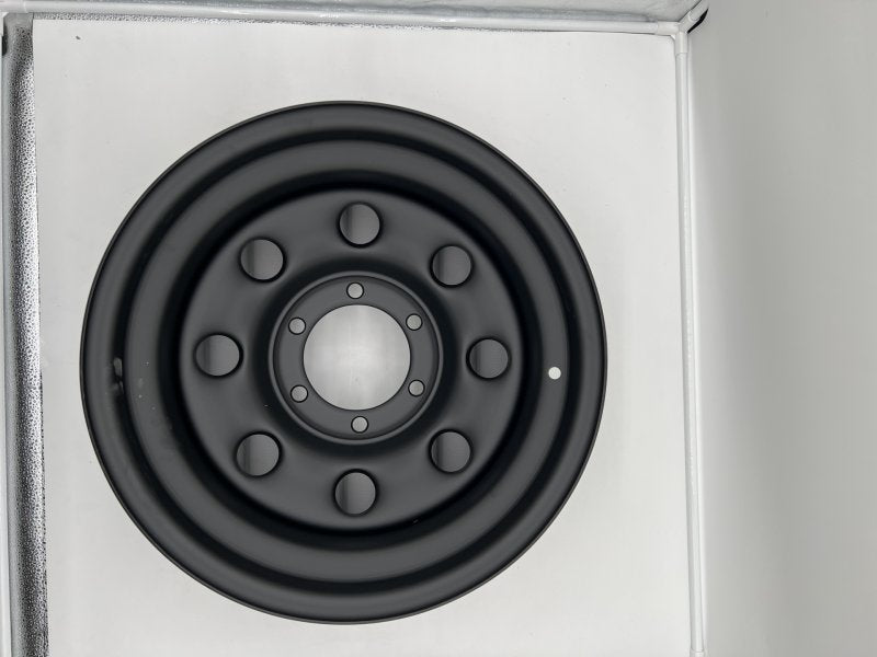 Felge Stahl Soft8 schwarz matt 8X16 6x139.7 Land Cruiser Patrol Pajero — N4-Offroad