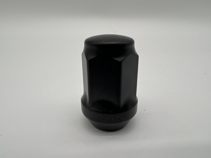 Ecrou roue noir 12x150 - Hex 19mm - Cône 60° - L35mm — N4-Offroad
