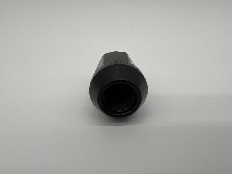 N4-Offroad Radmutter schwarz M12x1,25 – SW19, Kegelbund 60°, Länge 35 mm