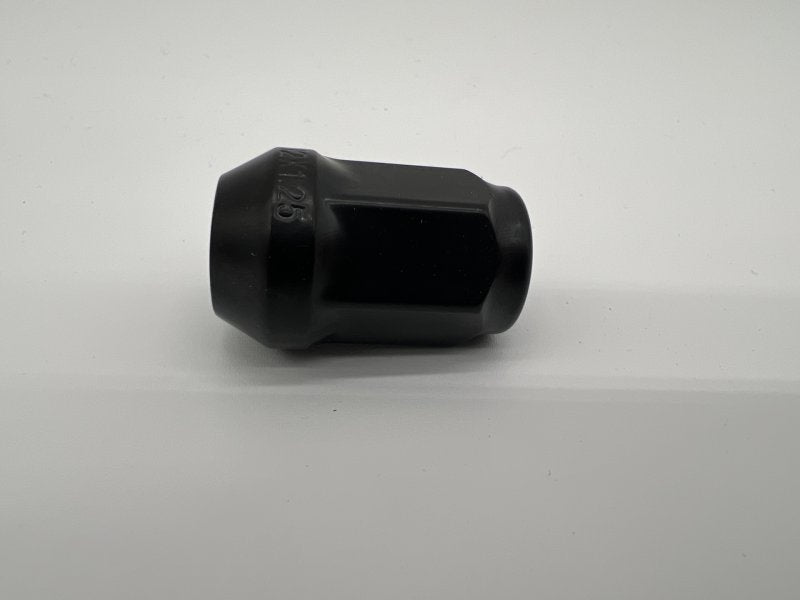 N4-Offroad Radmutter schwarz M12x1,25 – SW19, Kegelbund 60°, Länge 35 mm