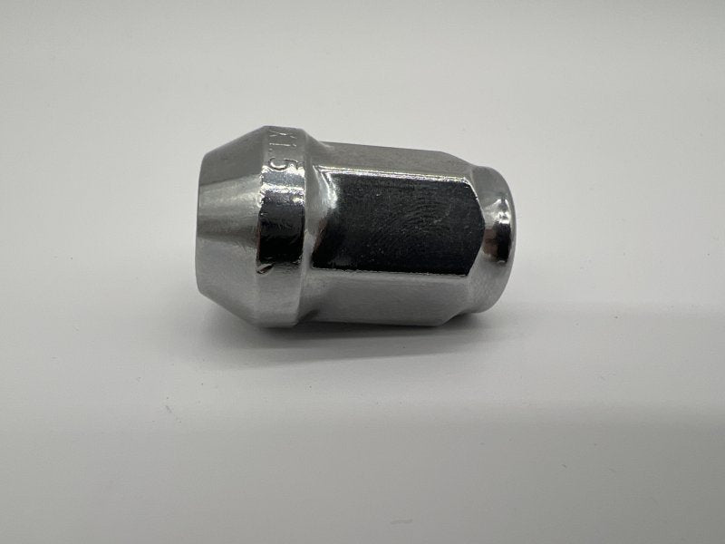 N4-Offroad Radmutter verchromt M12x1,5 – SW19, Kegelbund 60°, Länge 35 mm
