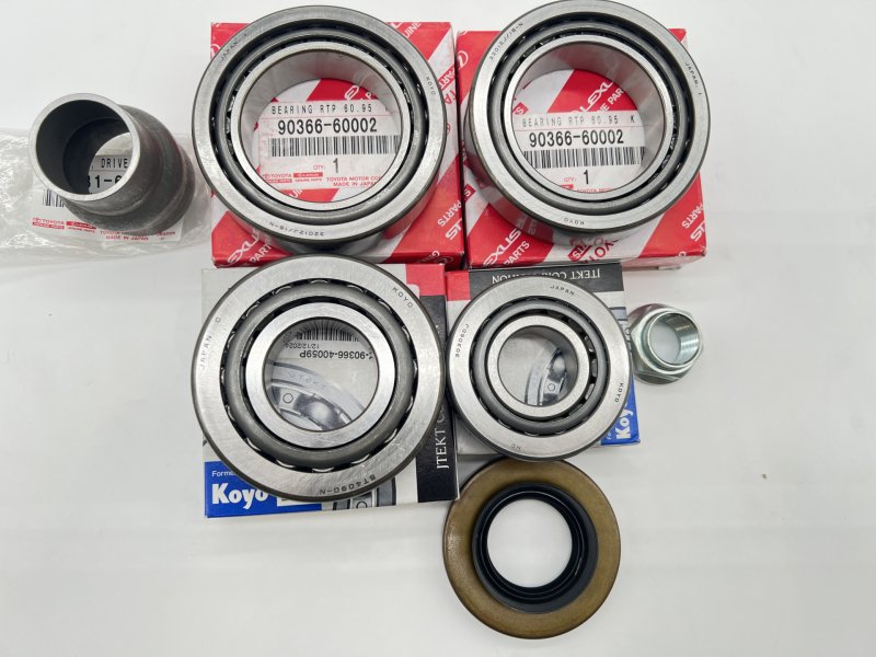 N4-Offroad Überholungssatz Hinterachse für Toyota Land Cruiser HDJ80 mit Differentialsperre