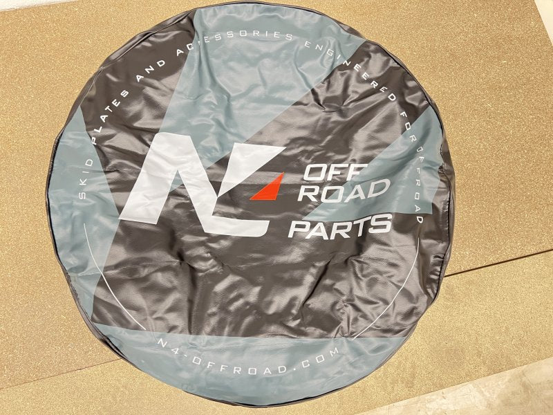 Cache couvre roue noir logo N4 Offroad Ø83 cm für pneu en 285/70x17 — N4-Offroad