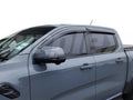 Jeu 4 déflecteurs vitre teintés vorn und hinten Ford Ranger T9 VW Amarok — Airplex