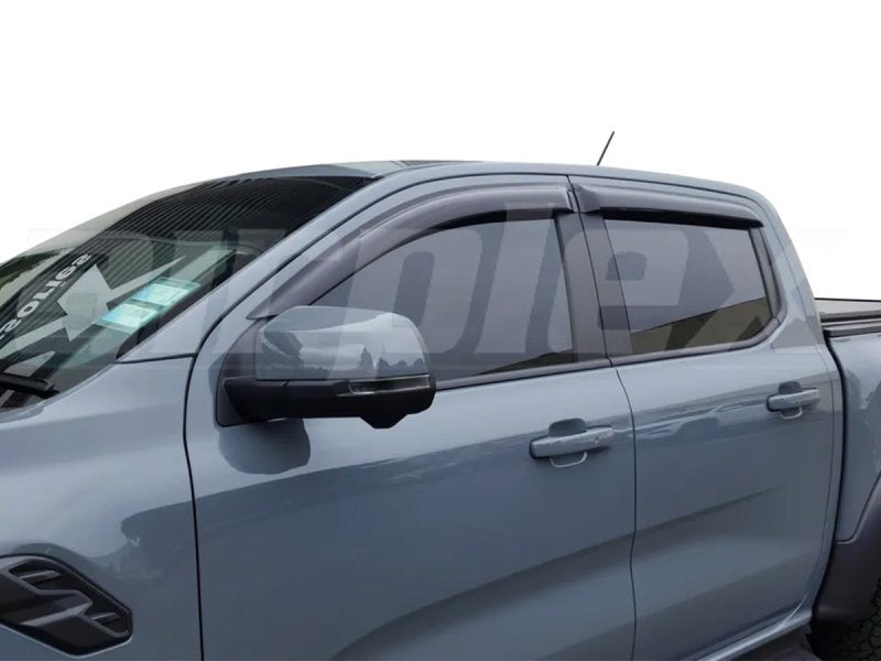 Jeu 4 déflecteurs vitre teintés vorn und hinten Ford Ranger T9 VW Amarok — Airplex