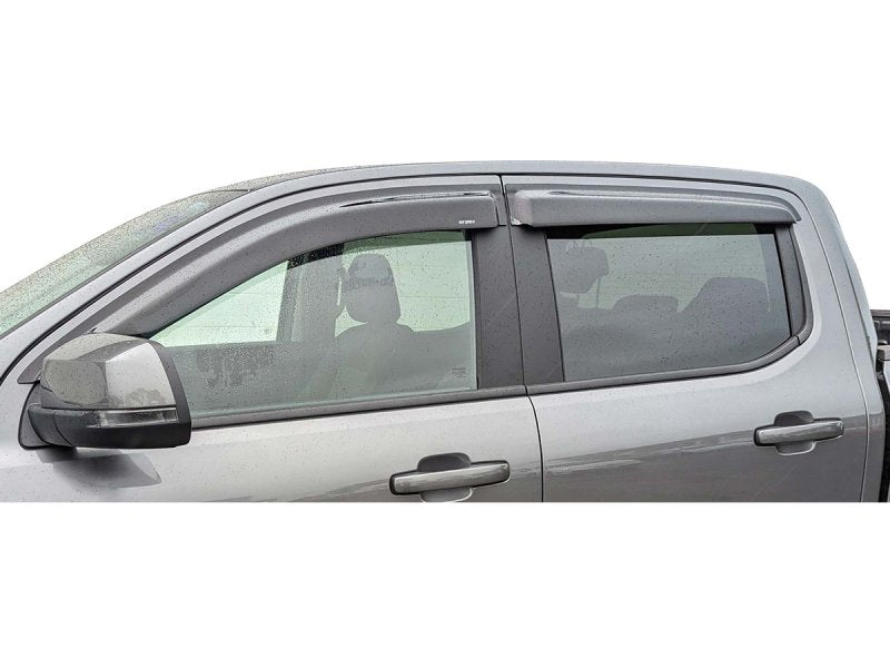 Windabweiser-Satz (4-teilig) vorn und hinten Ford Ranger T6 T7 T8, Klebemontage — Airplex