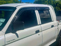 Jeu 4 déflecteurs vitre vorn und hinten Mitsubishi L200 K74 1997-2006 — Airplex