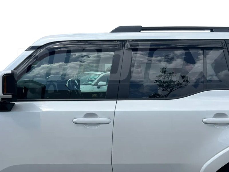Windabweiser-Satz (4-teilig) vorn und hinten Toyota Land Cruiser 250 GDJ250, Klebemontage — Airplex