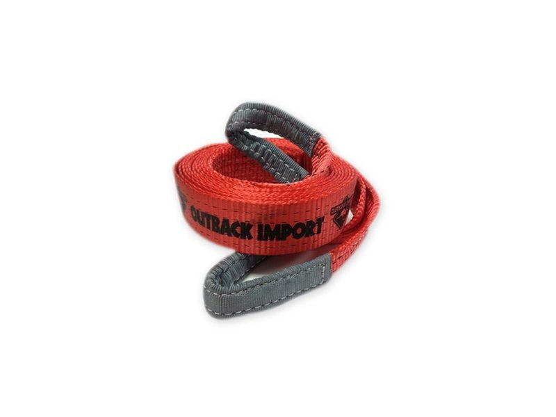 Bergegurt traction 5M 7T5 largeur 50mm OUTBACK IMPORT rouge — Outback Import