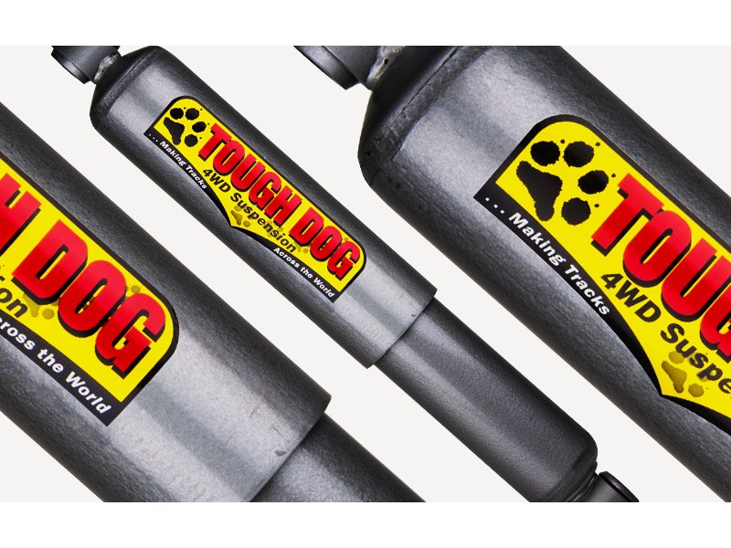 Stoßdämpfer vorn Tough Dog Ralph +75mm für Land Cruiser HDJ80 — Tough Dog